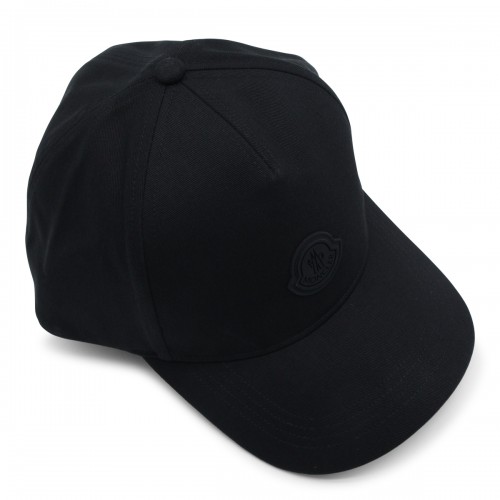 BLACK COTTON BASEBALL CAP 2
