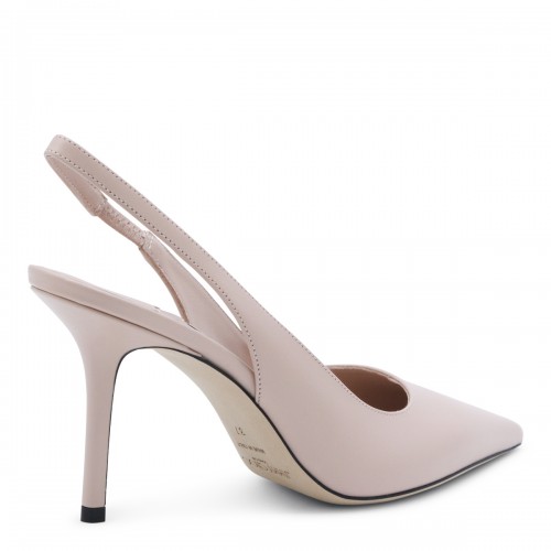 BEIGE LEATHER PUMPS