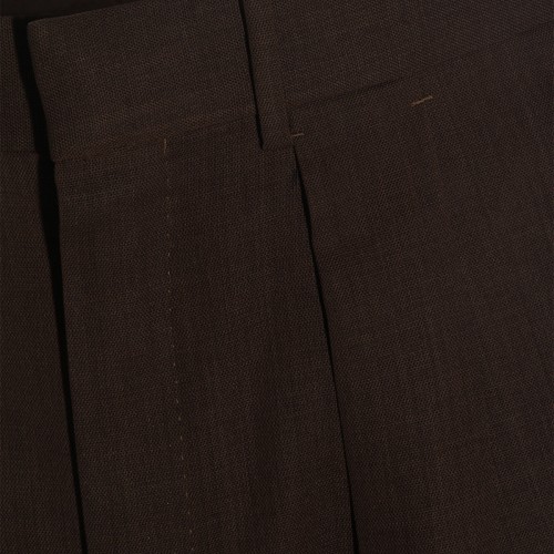 DARK BROWN WOOL PANTS