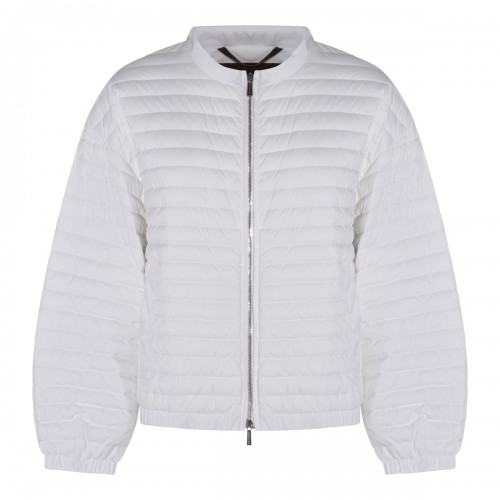 GREY WHITE DOWN JACKET