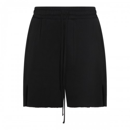 BLACK COTTON SHORTS