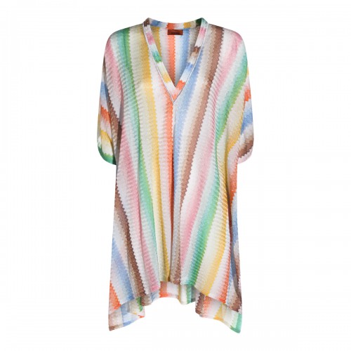 MULTICOLOR VISCOSE TOP