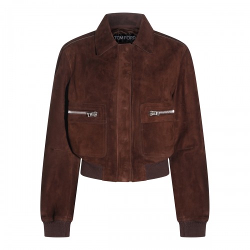 BROWN LEATHER JACKET