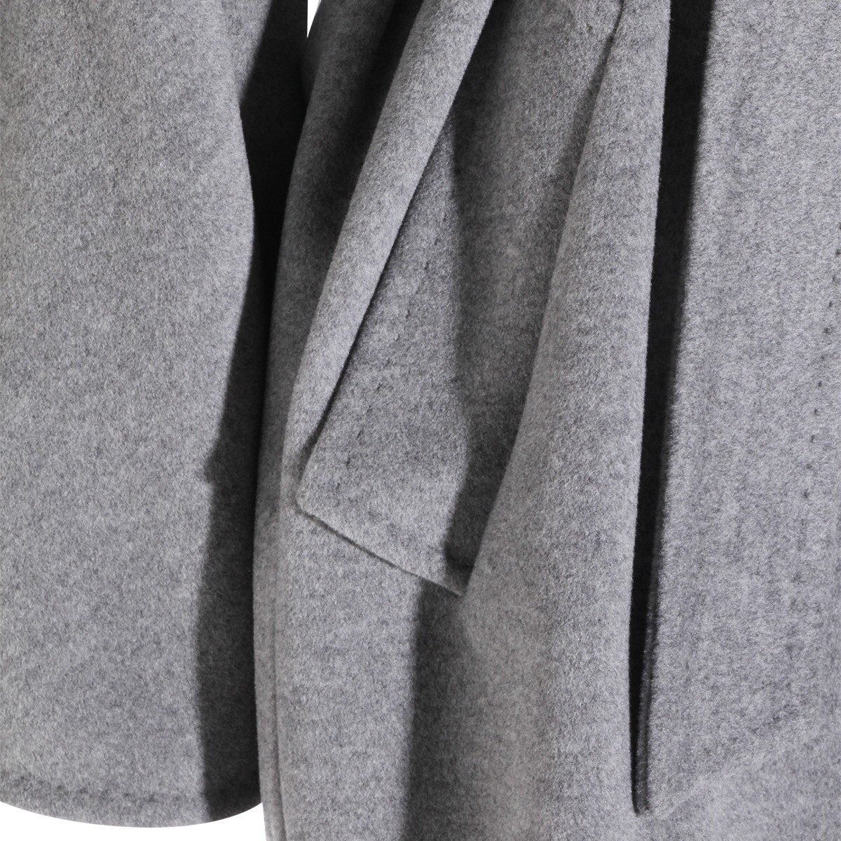 GREY WOOL COAT