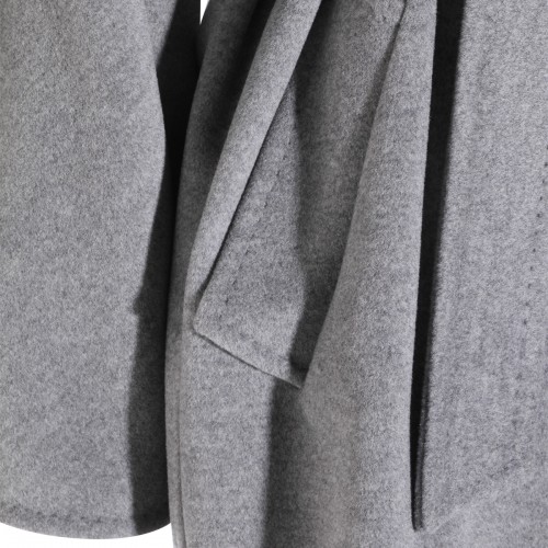 GREY WOOL COAT