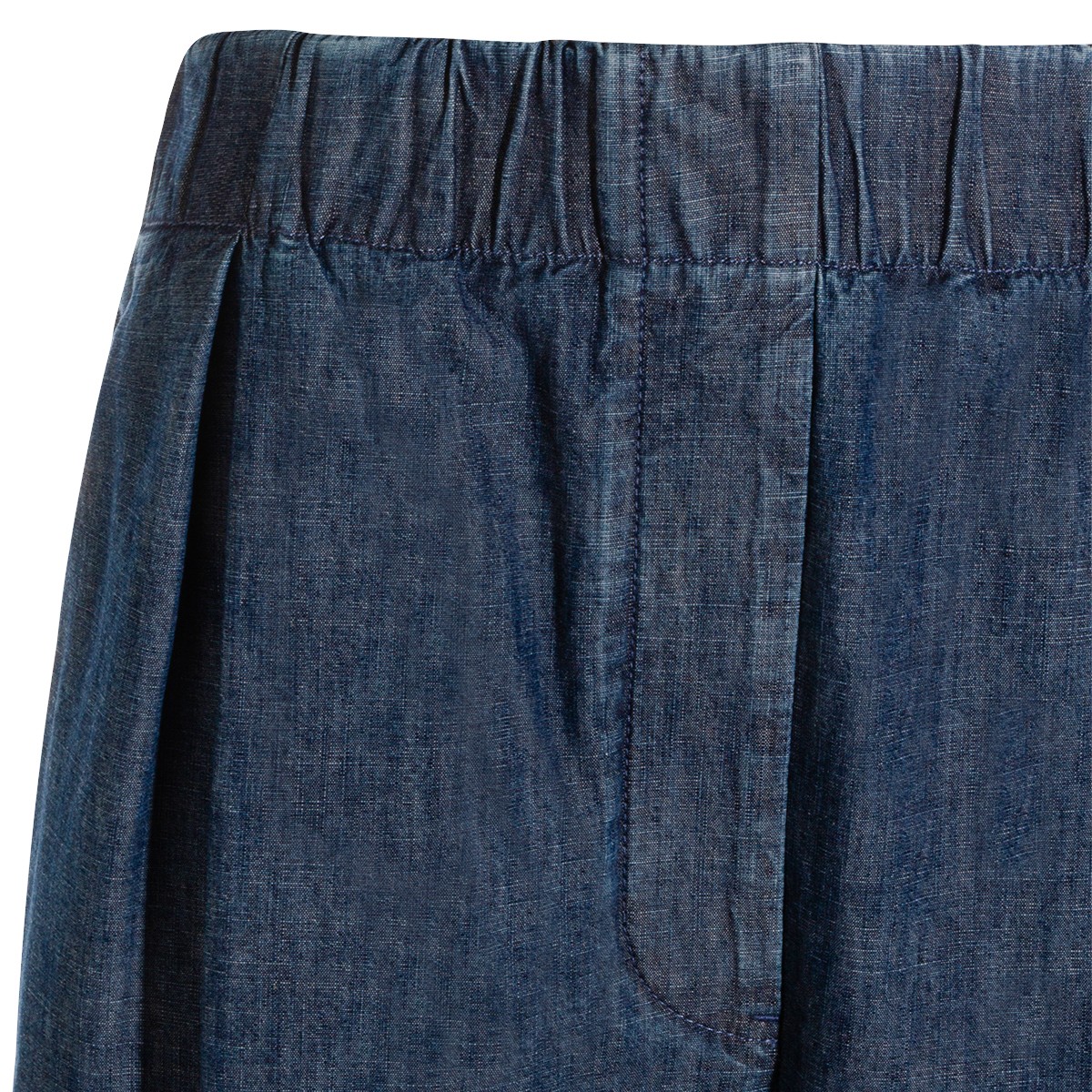 BLUE COTTON PANTS