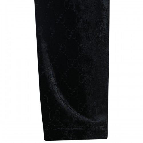 BLACK VISCOSE SILK BLEND SHIRT