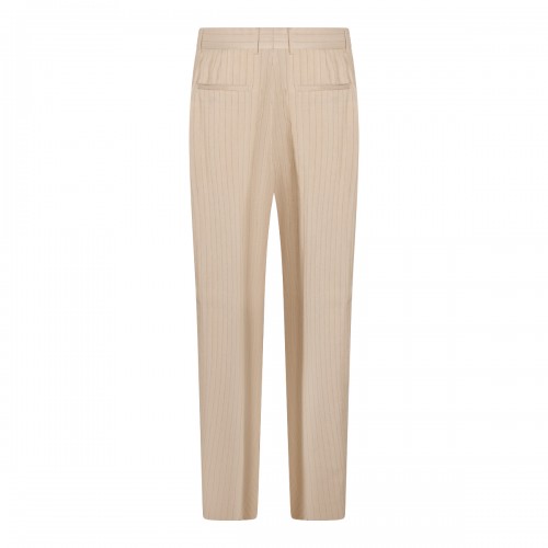 BEIGE VISCOSE PANTS