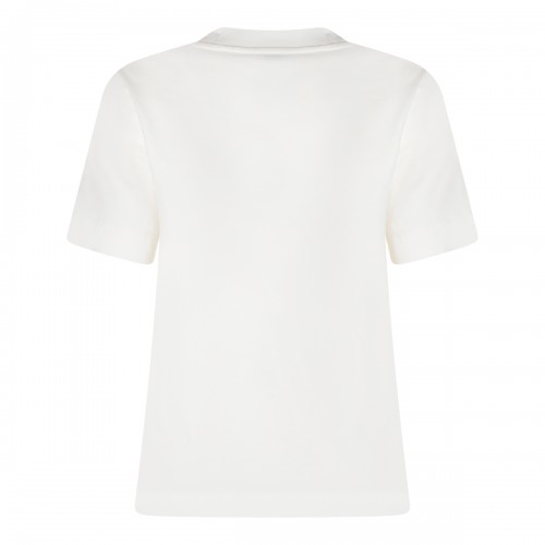 WHITE COTTON T-SHIRT 