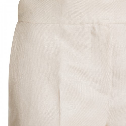 BEIGE LINEN PANTS