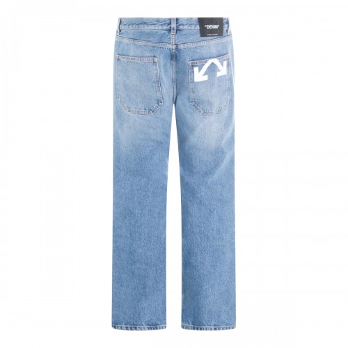 MEDIUM BLUE COTTON JEANS 2