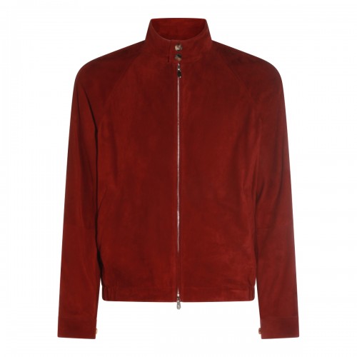 CHERRY LEATHER JACKET