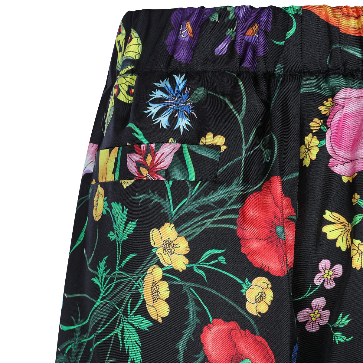 MULTICOLOR SILK PANTS