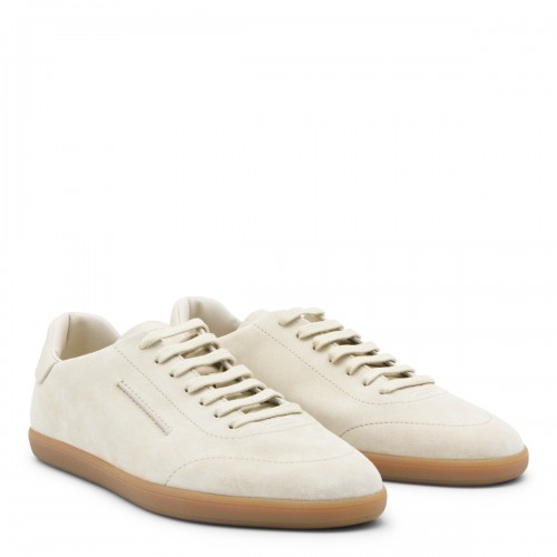 LIGHT BEIGE LEATHER SNEAKERS 2