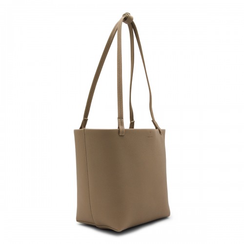 TAUPE LEATHER MEDIUM PARK TOTE 2