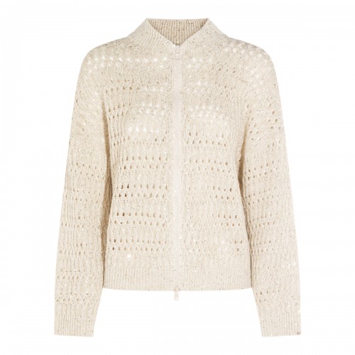 BEIGE LINEN KNITWEAR