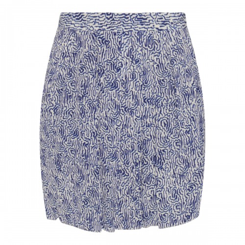 BLUE VISCOSE VIOLAINE SKIRT