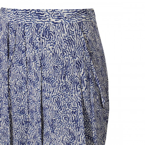 BLUE VISCOSE VIOLAINE SKIRT