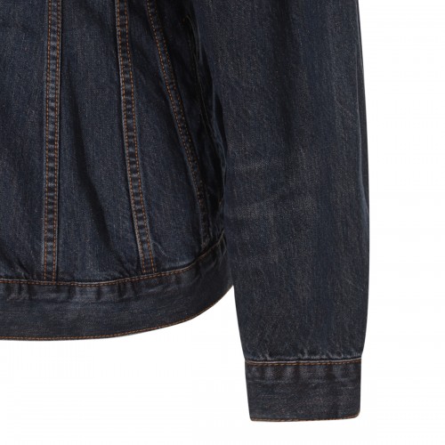 DARK INDIGO COTTON CASUAL JACKET