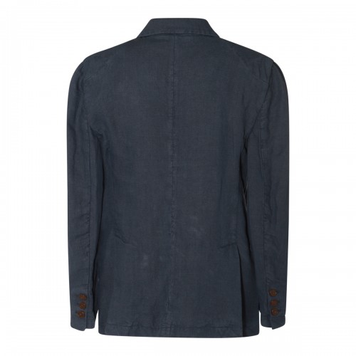 BLUE LINEN BLAZER