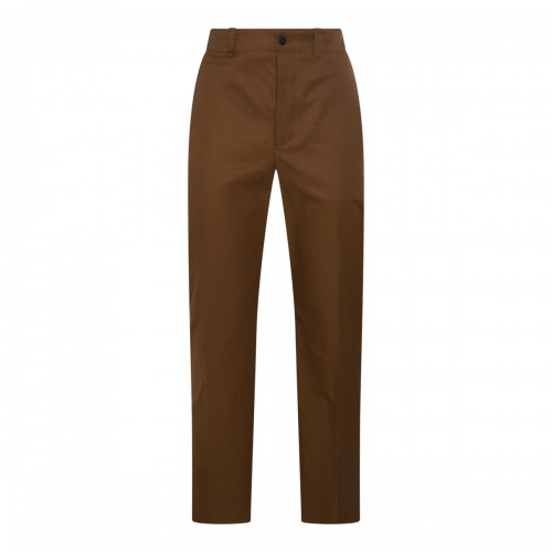 BROWN COTTON PANTS