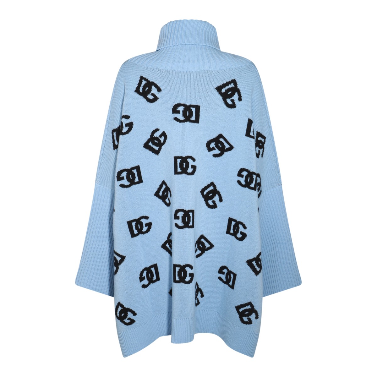 LIGHT BLUE WOOL DRESS