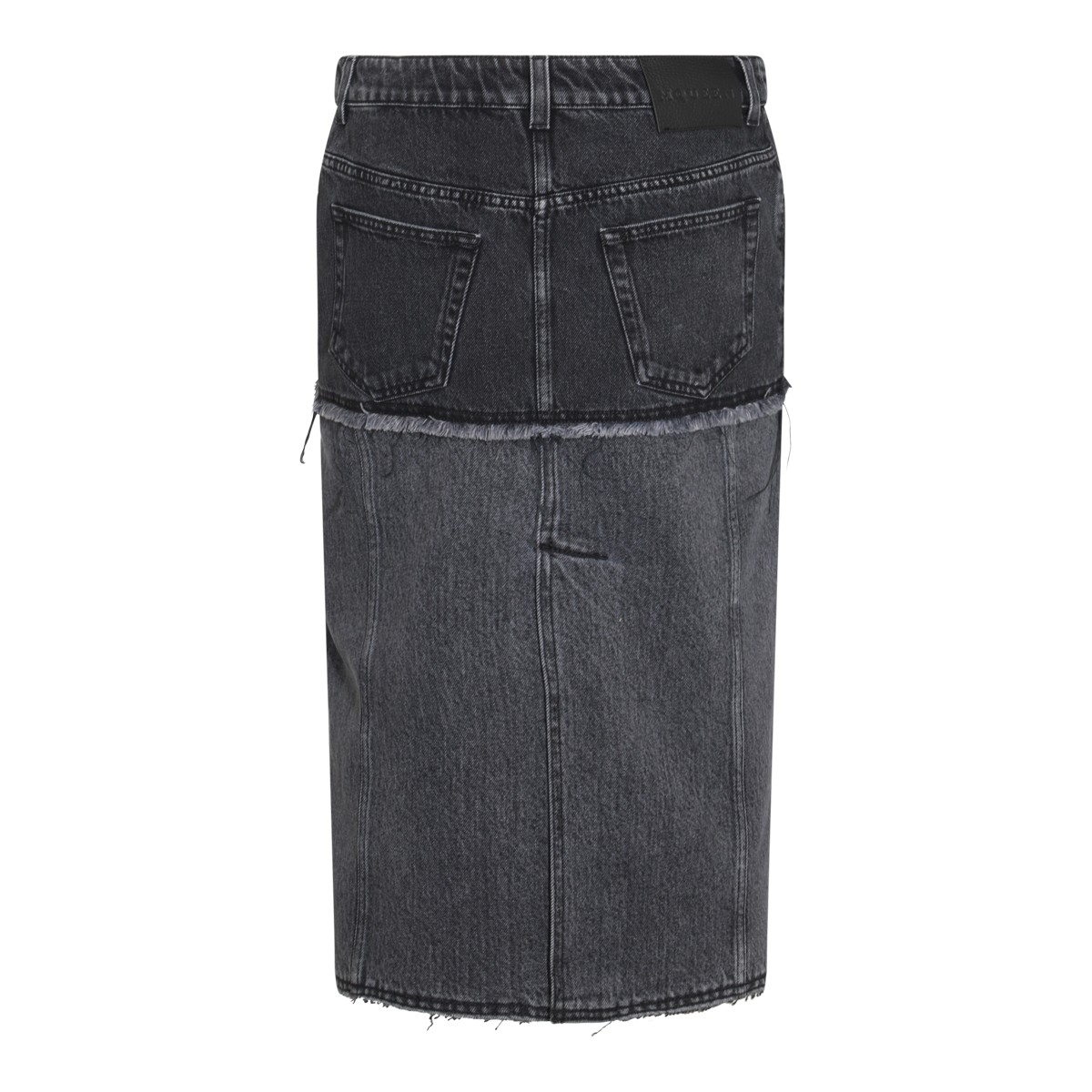 BLACK COTTON SKIRT