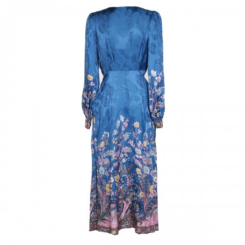 BLUE VISCOSE DRESS 2
