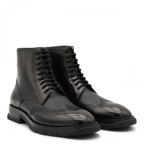 BLACK LEATHER BOOTS 2