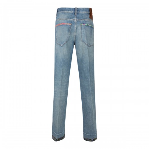 BLUE COTTON DENIM JEANS