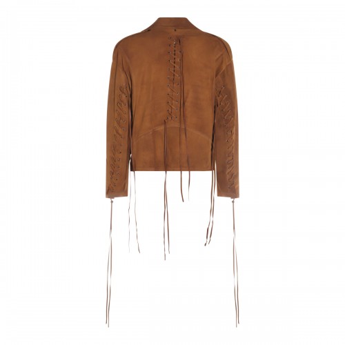 BROWN LEATHER JACKET