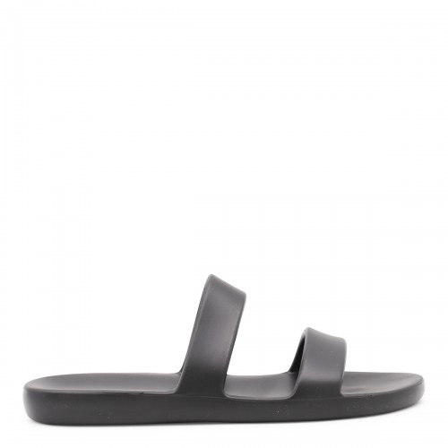 BLACK FOAM SANDALS
