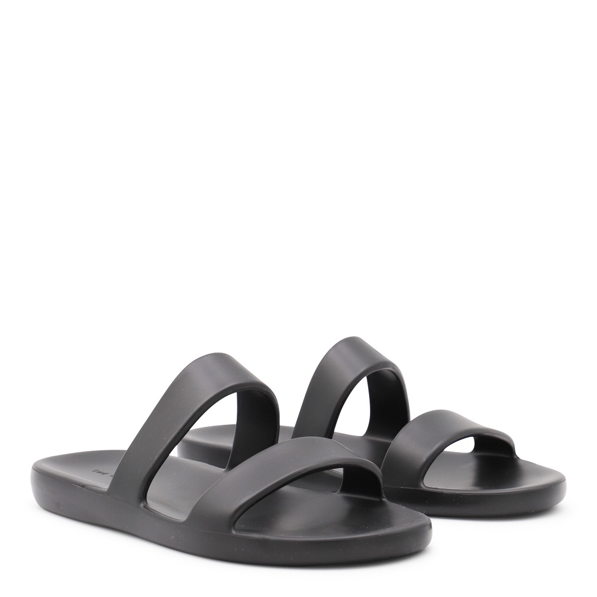 BLACK FOAM SANDALS
