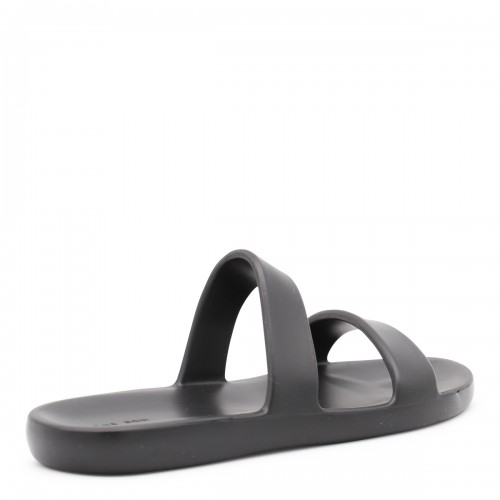 BLACK FOAM SANDALS
