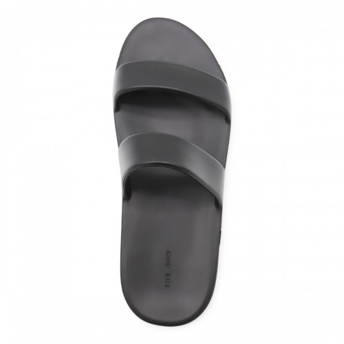 BLACK FOAM SANDALS