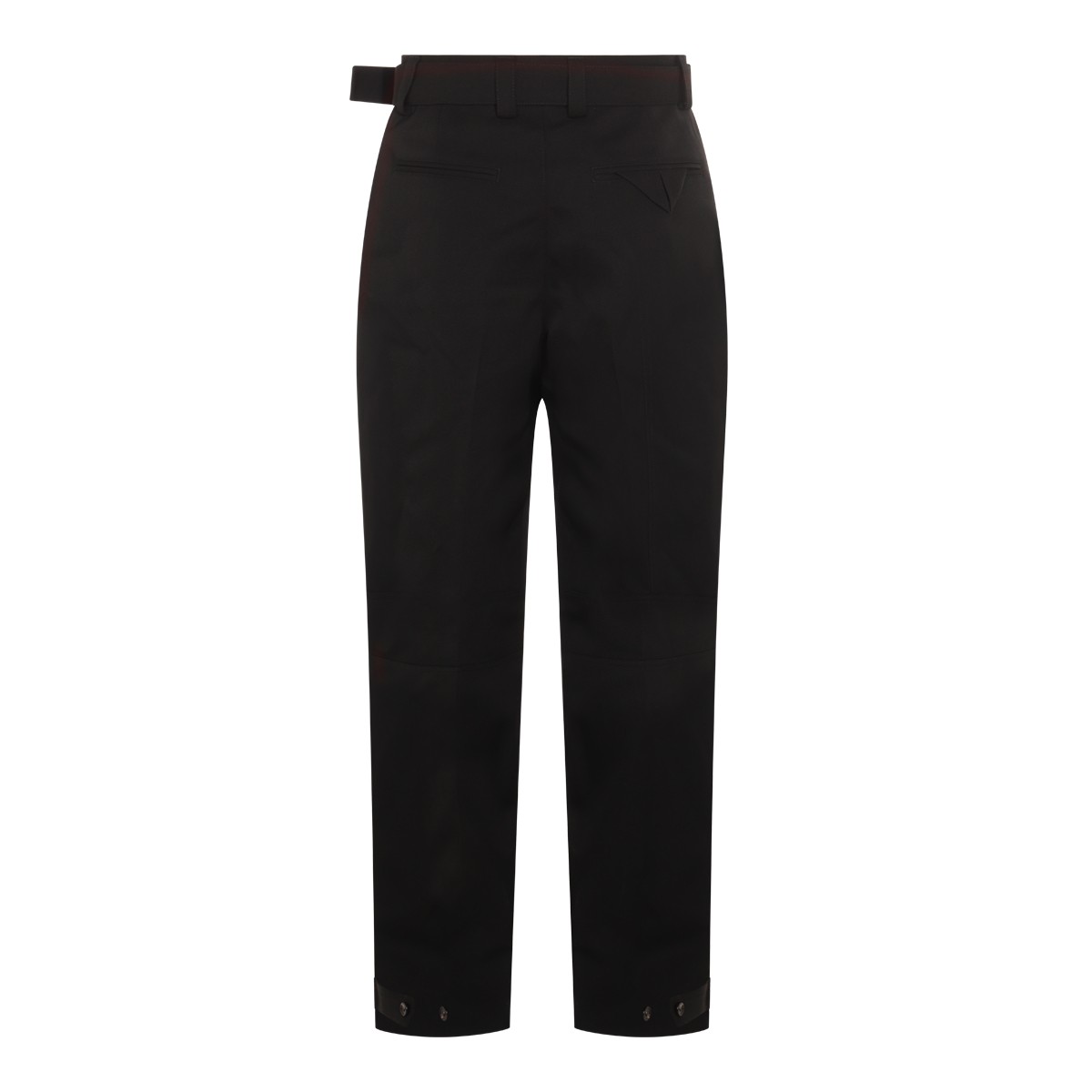 BLACK WOOL PANTS