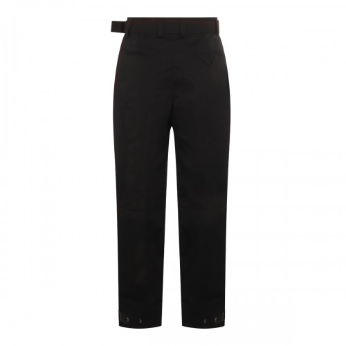 BLACK WOOL PANTS