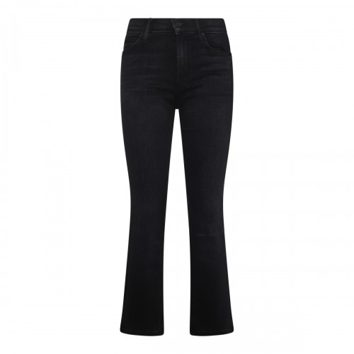 BLACK COTTON JEANS