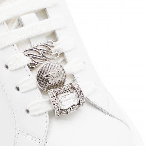 WHITE LEATHER SNEAKERS
