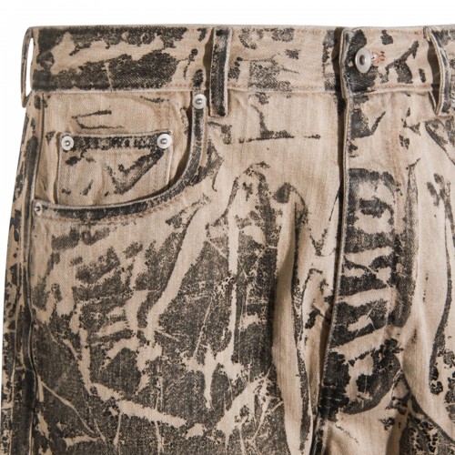 WASHED BLACK COTTON GETH JEANS