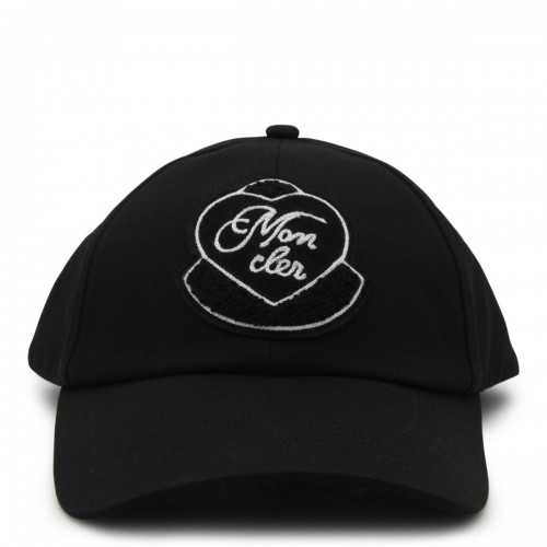 BLACK WOOL BASEBALL CAP