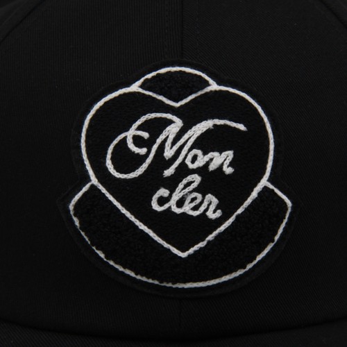 BLACK WOOL BASEBALL CAP