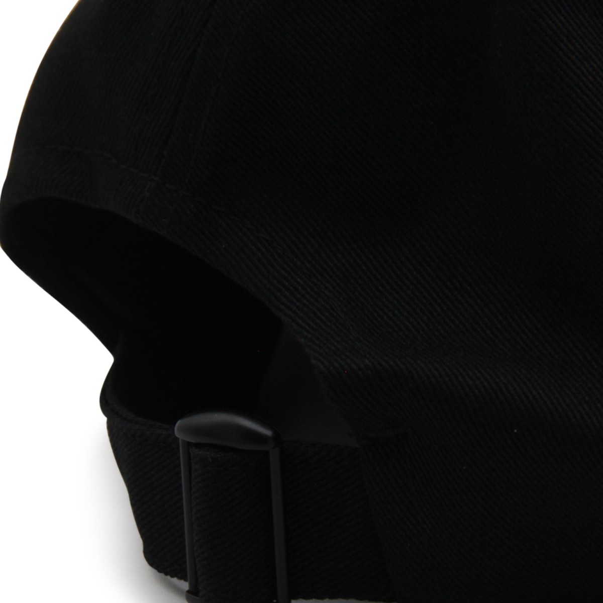 BLACK WOOL BASEBALL CAP