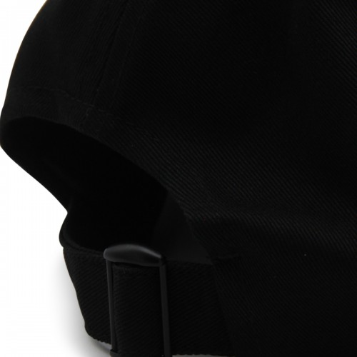 BLACK WOOL BASEBALL CAP