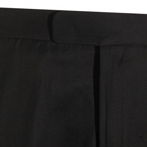 BLACK WOOL PANTS