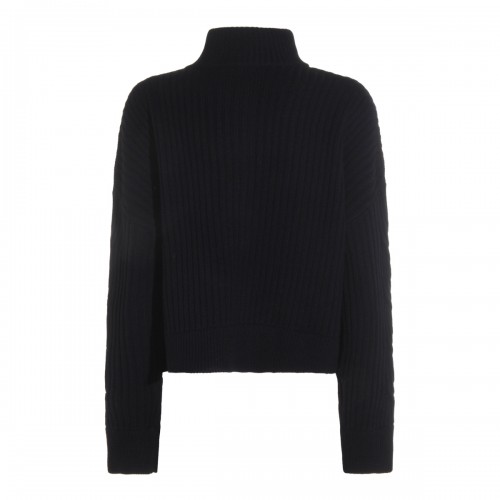 BLUE NAVY WOOL AFELIO KNITWEAR