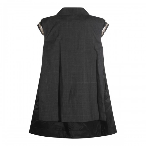 DARK GREY WOOL BLAZER