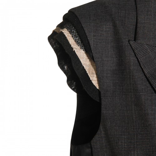 DARK GREY WOOL BLAZER