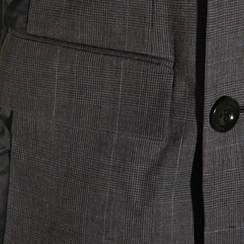 DARK GREY WOOL BLAZER