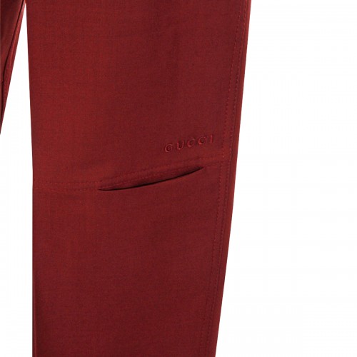 BORDEAUX WOOL PANTS